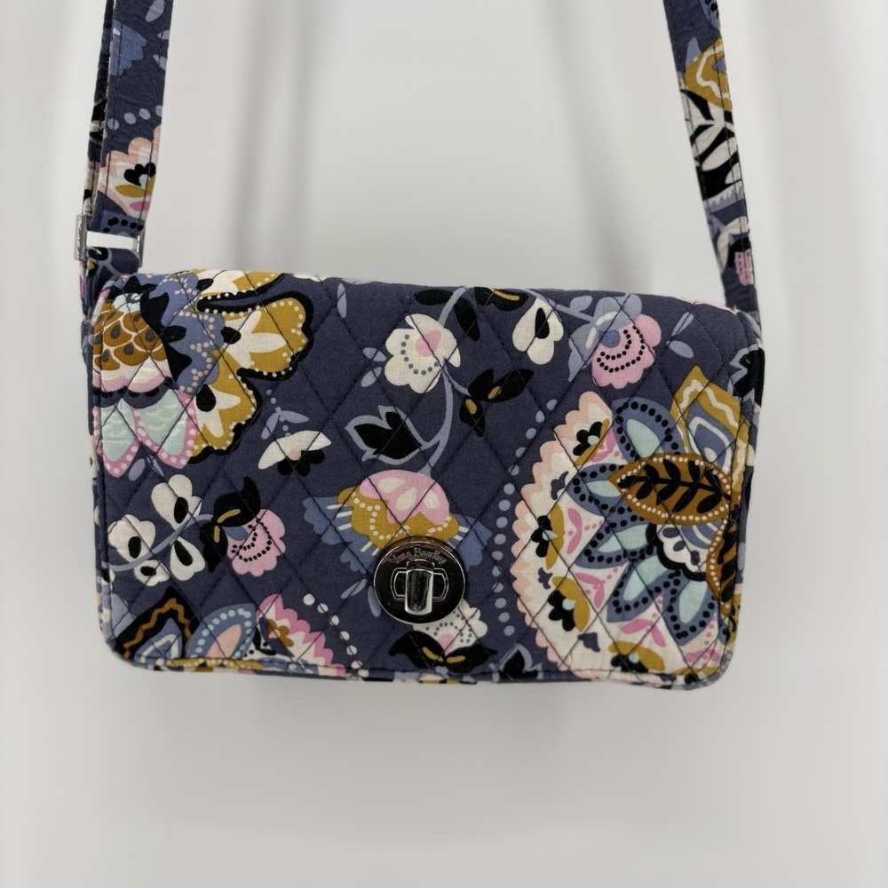 Vera Bradley Turnlock Crossbody Charmon Meadow Purse